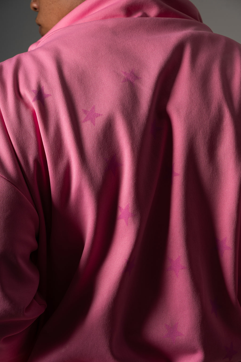 Hoodie rosa sem capuz