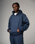 Hoodie azul com capuz