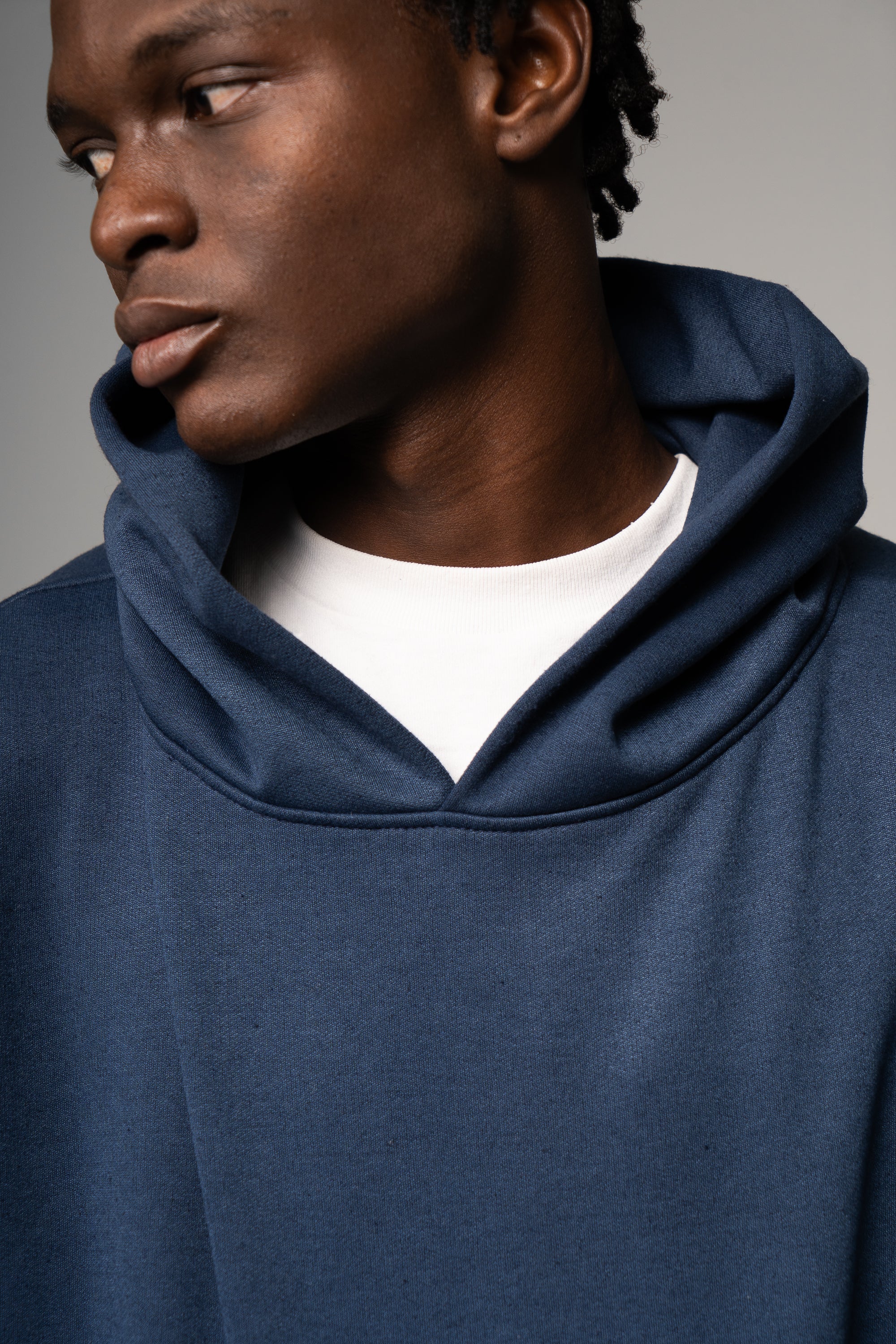 Hoodie azul com capuz